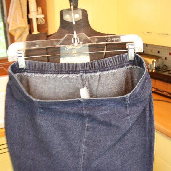 Faded Glory Stretch Jean Pants Denim Capri - Picture 3 of 3